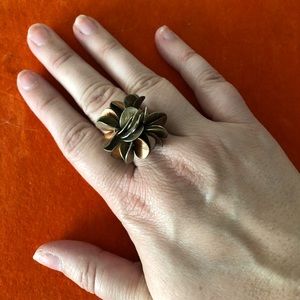 Silpada brass chacha ring